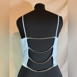 Forever 21 Backless Satin Chain-Strap Cami ✨